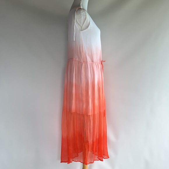 NWT MLM Tours Ombré Silk Midi Dress - sz M - Picture 3 of 7